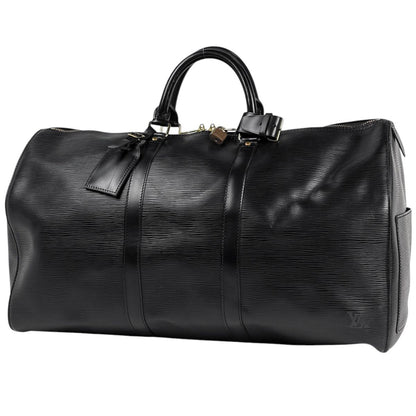 Louis Vuitton Keepall 50 Boston Bag Epi Noir