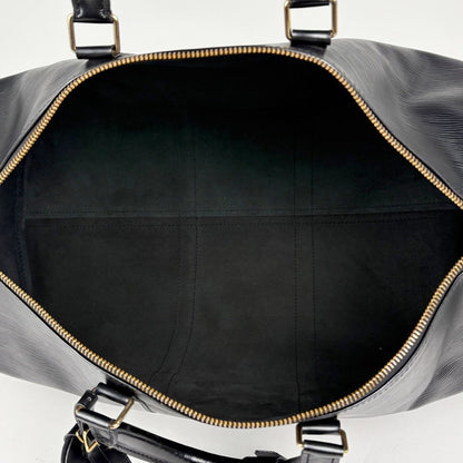 Louis Vuitton Keepall 50 Boston Bag Epi Noir — view 9