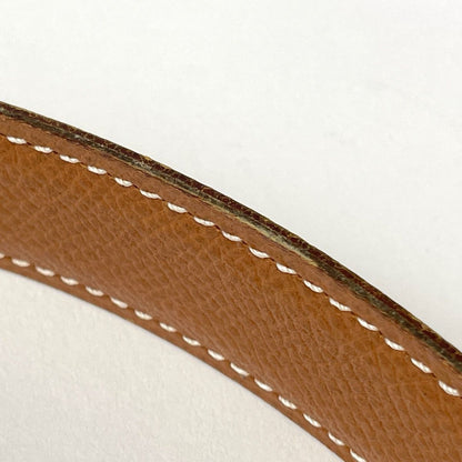 Hermes Constance Reversible Belt Leather Yellow Brown — view 5