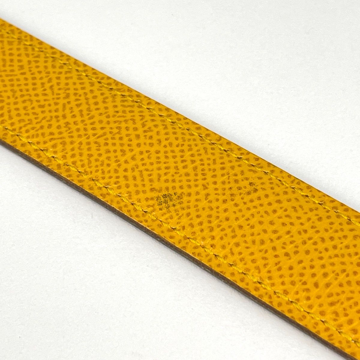 Hermes Constance Reversible Belt Leather Yellow Brown — view 3