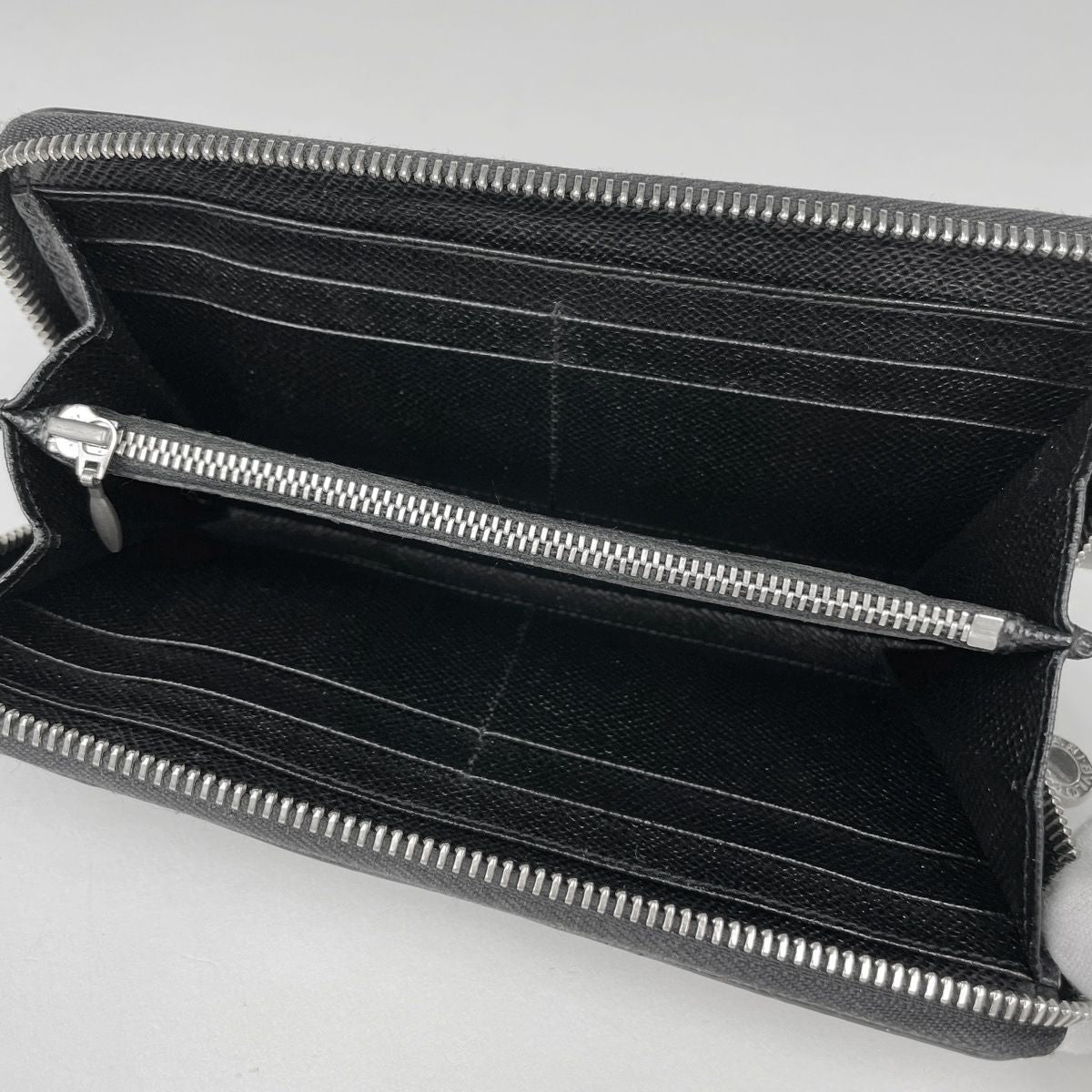 Bvlgari Zip Around Wallet Classico Leather Black — view 4
