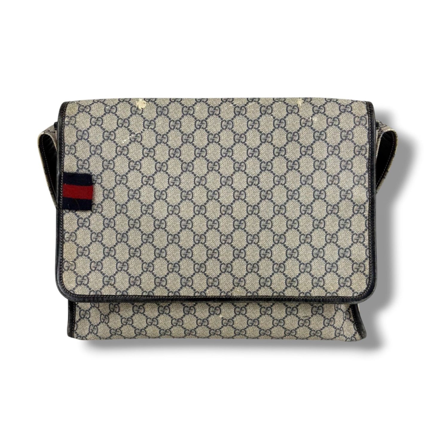 Gucci Messenger Bag GG Supreme Sherry Line Navy — view 2