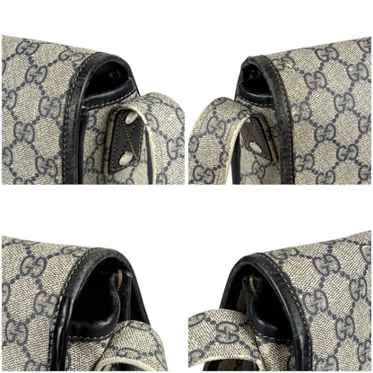 Gucci Messenger Bag GG Supreme Sherry Line Navy — view 5