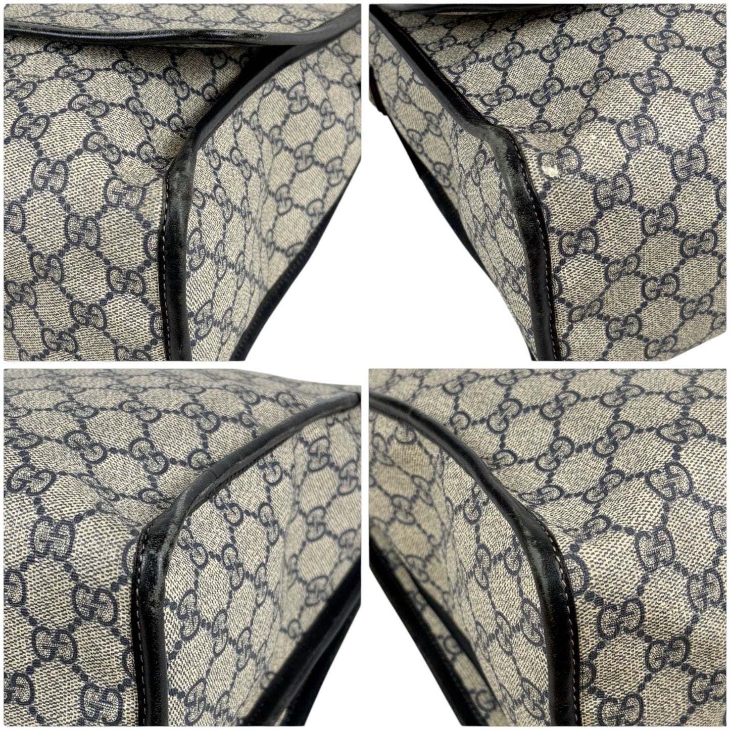 Gucci Messenger Bag GG Supreme Sherry Line Navy — view 6