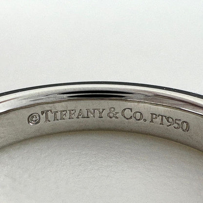 Tiffany & Co Flat Band Ring Platinum Ruby — view 5