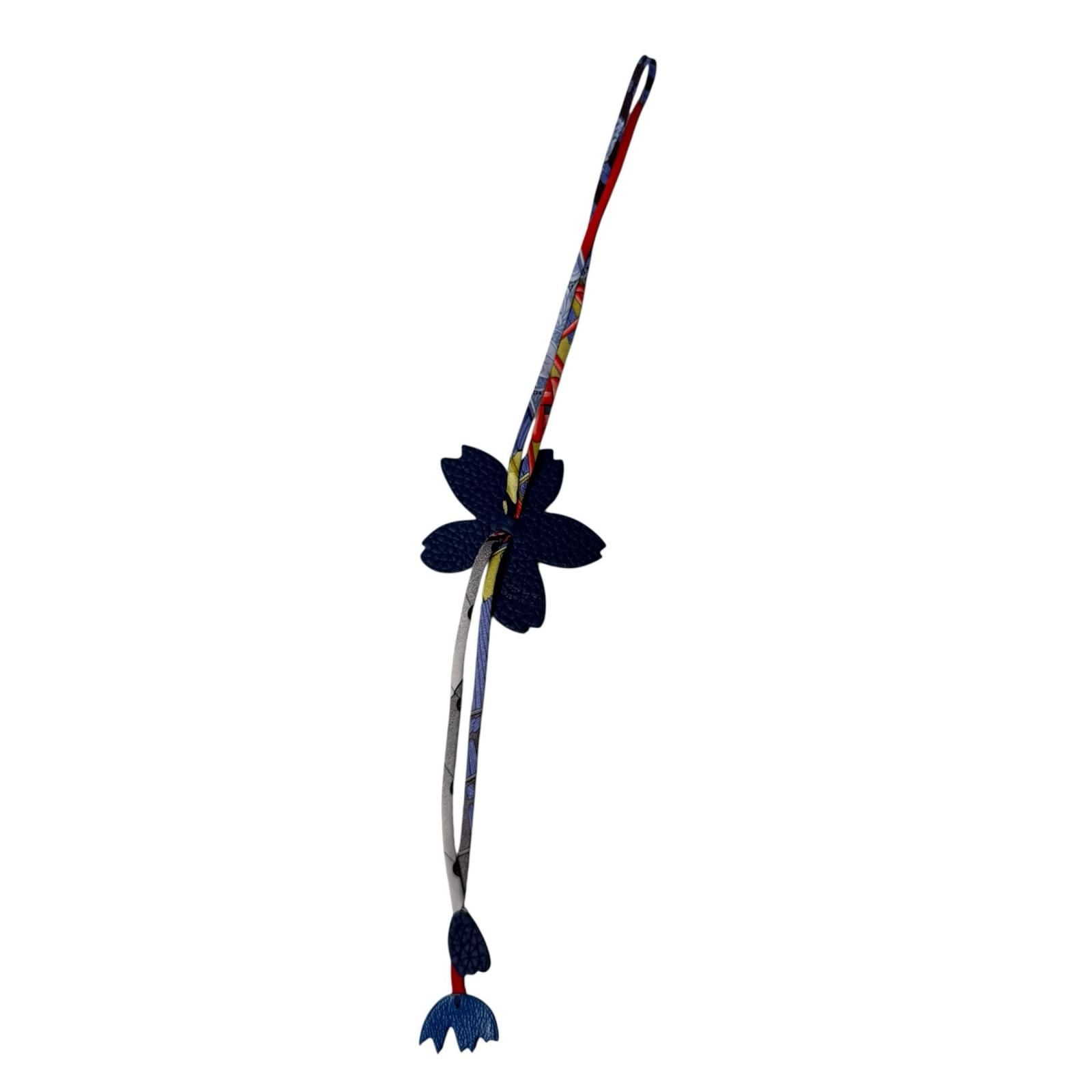 Hermes Petit Ash Sakura Charm Keychain — view 3