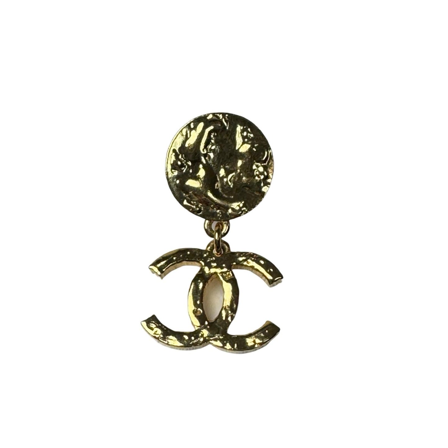 Chanel CC Logo Earrings Single