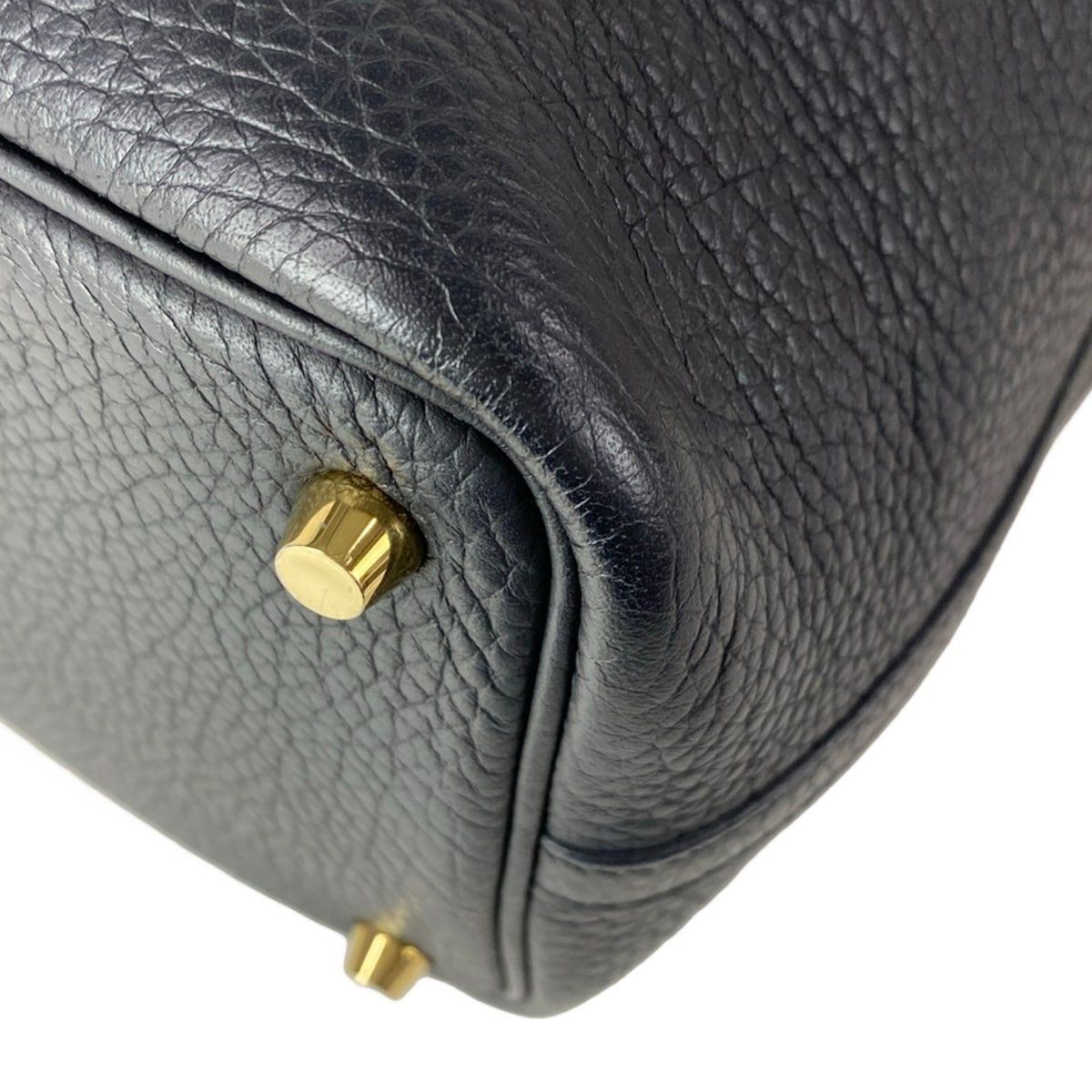 Hermes Handbag Picotin Lock PM Black Gold — view 7