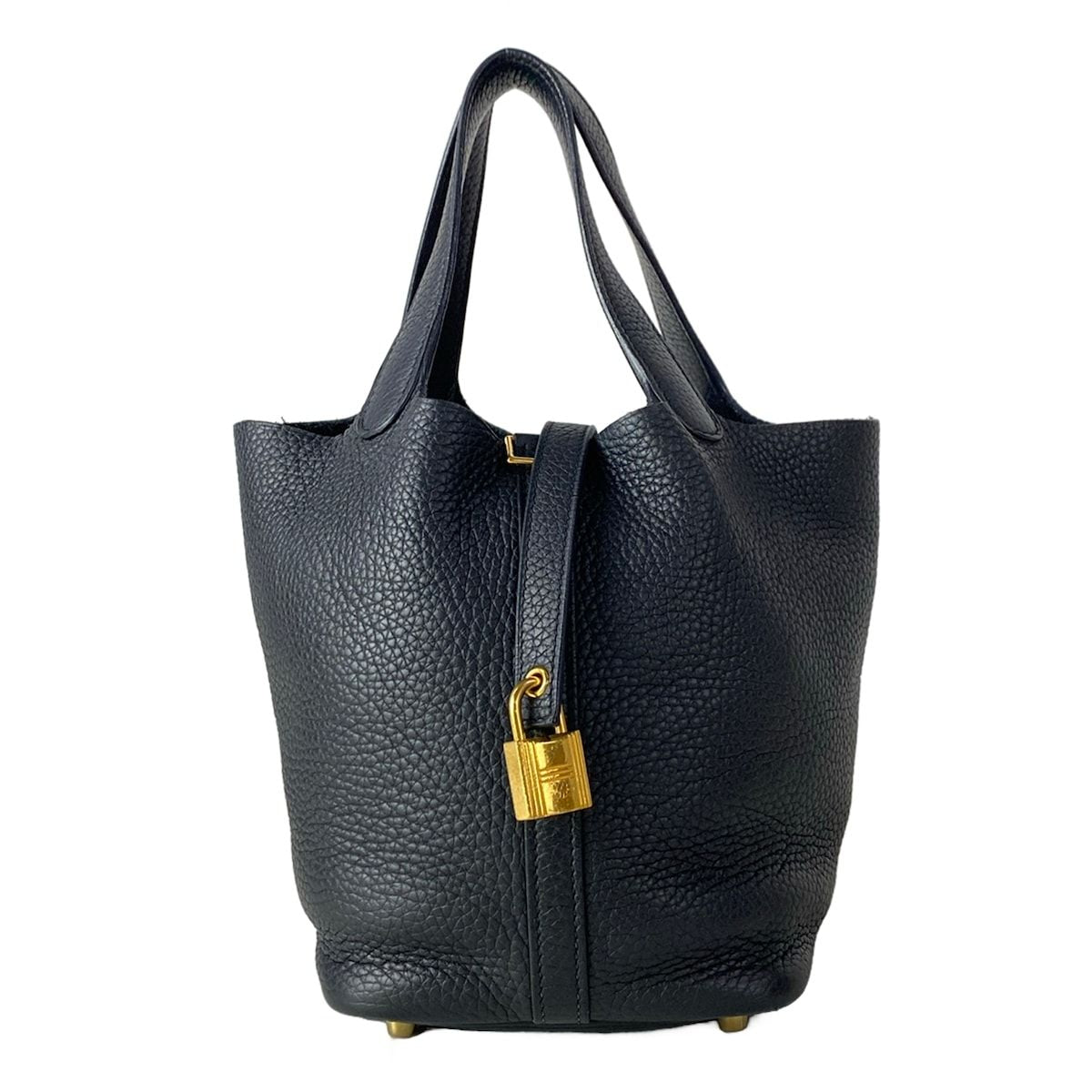Hermes Handbag Picotin Lock PM Black Gold — view 3