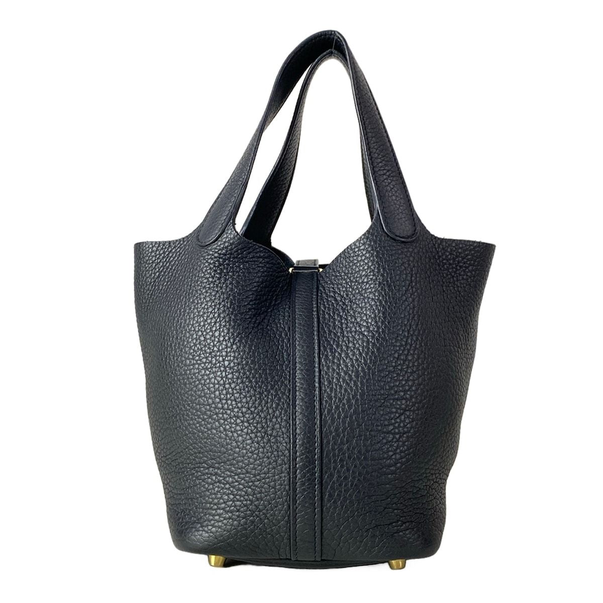 Hermes Handbag Picotin Lock PM Black Gold — view 4