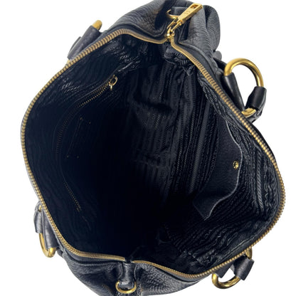 Prada Prad Tote Leather Black — view 6