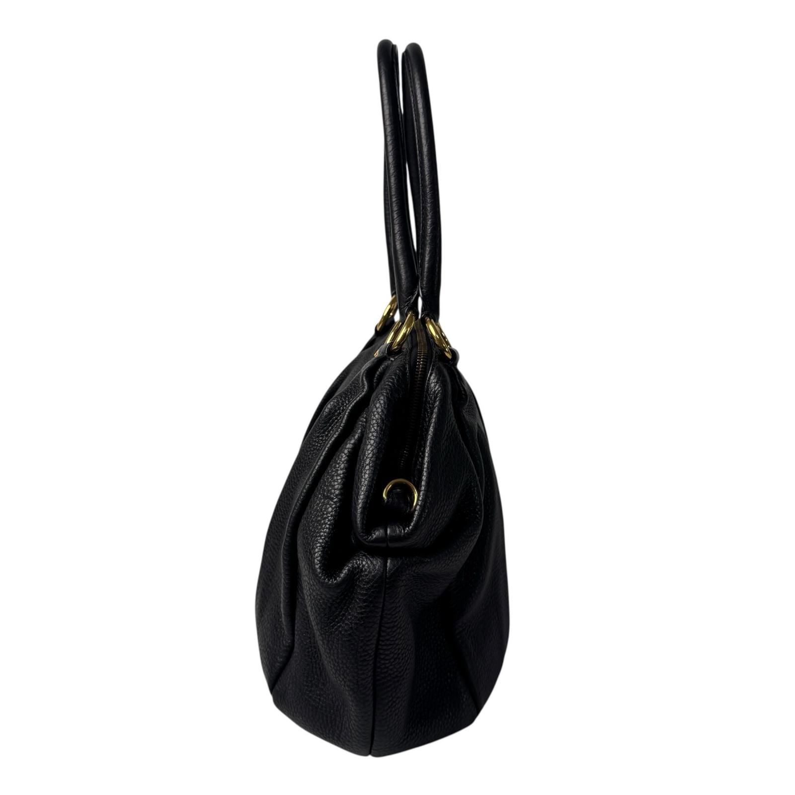 Prada Prad Tote Leather Black — view 4