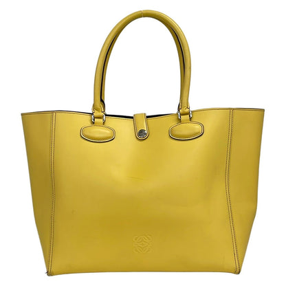 Loewe Tote Leo Yellow Leather