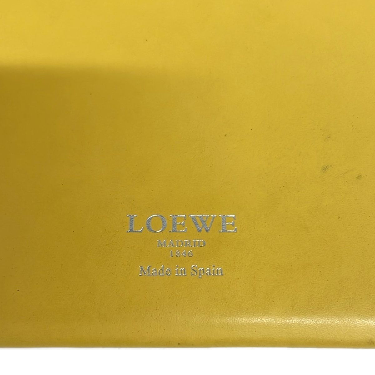 Loewe Tote Leo Yellow Leather — view 8