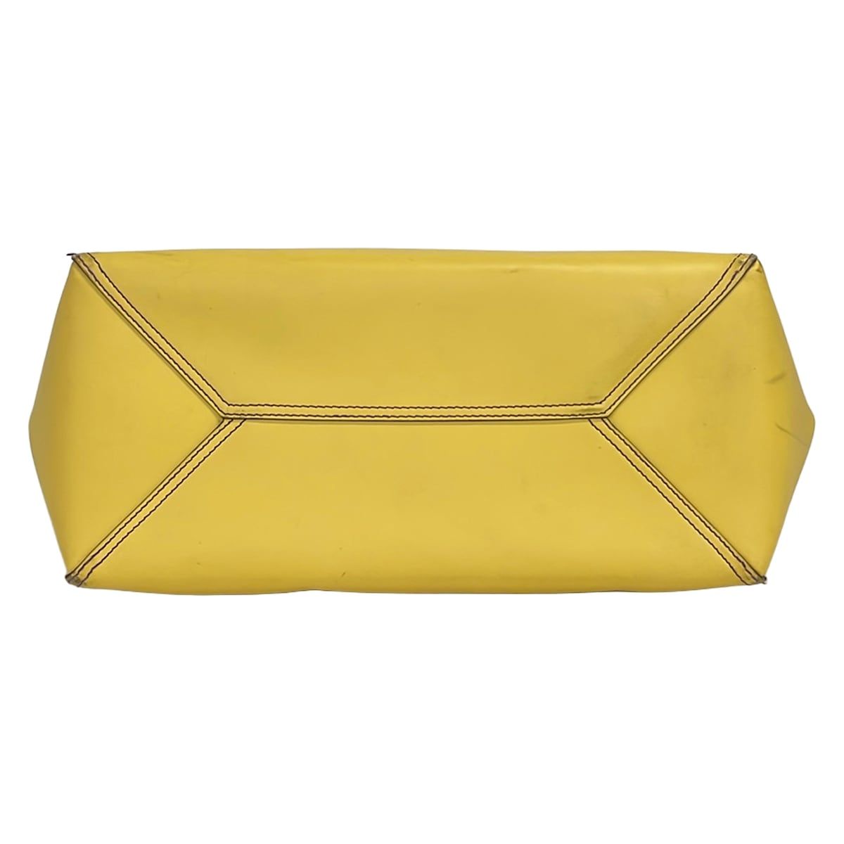 Loewe Tote Leo Yellow Leather — view 5