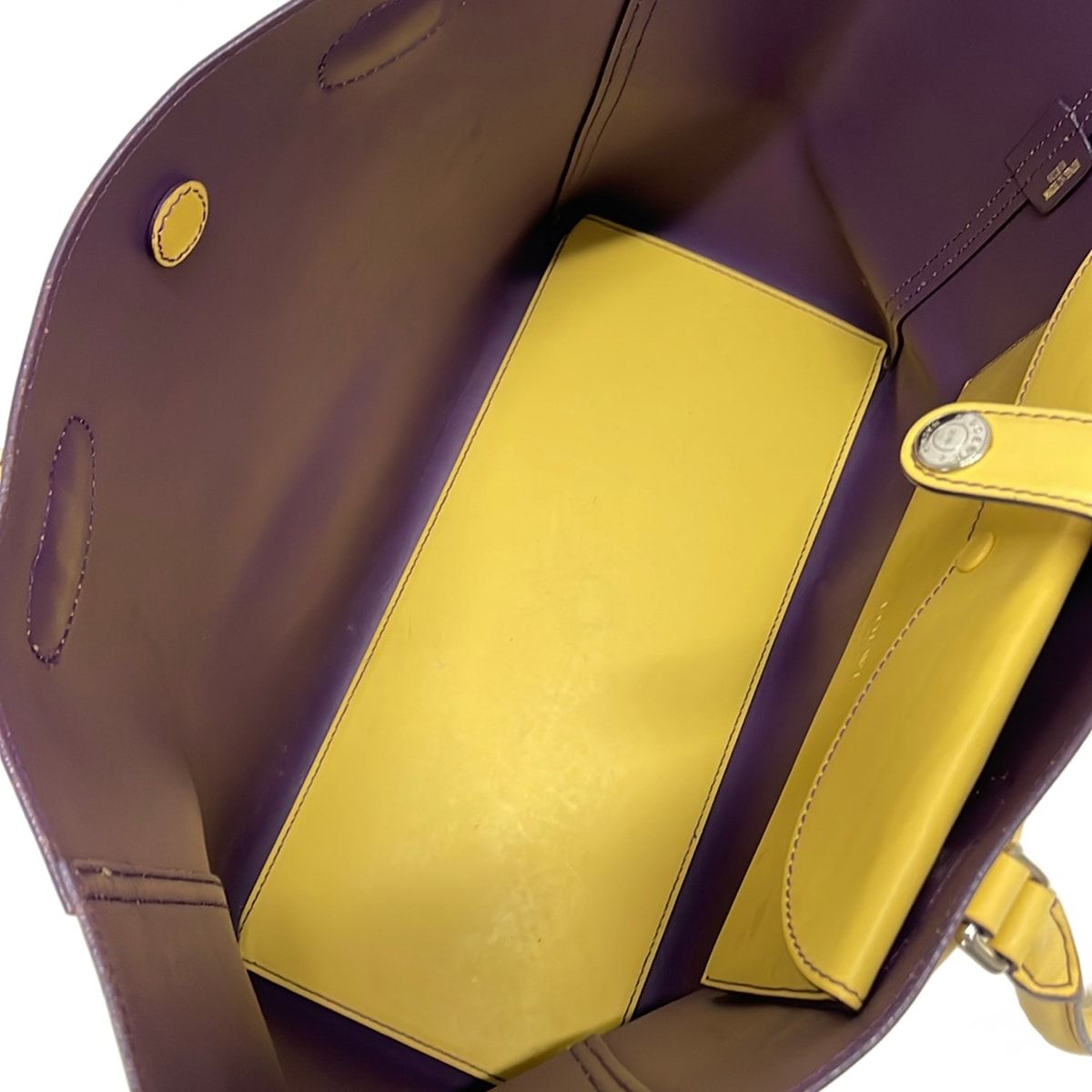 Loewe Tote Leo Yellow Leather — view 7