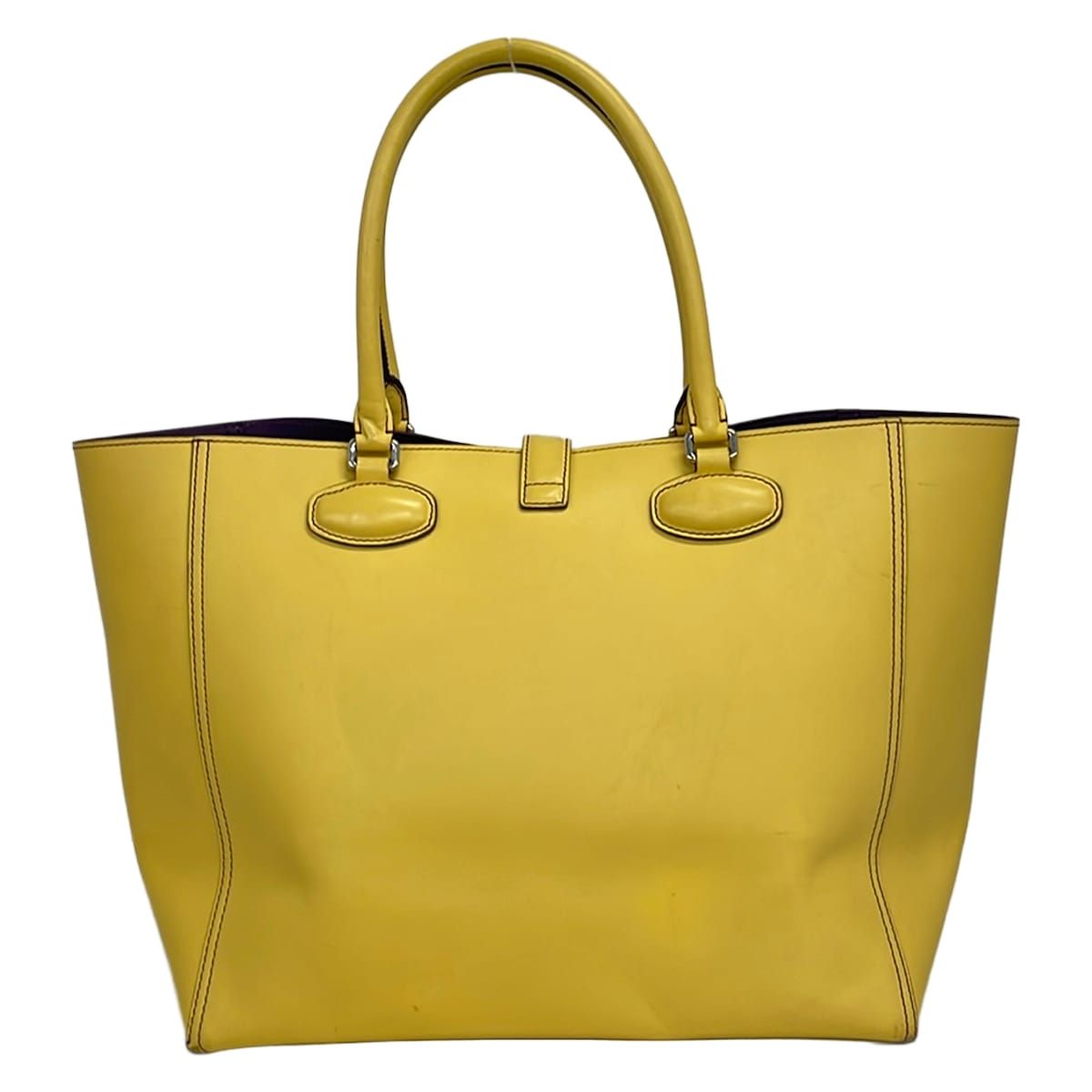 Loewe Tote Leo Yellow Leather — view 3