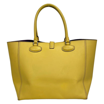 Loewe Tote Leo Yellow Leather — view 3