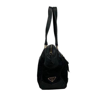 Prada Shoulder Bag Black Leather — view 2