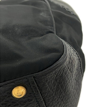Prada Shoulder Bag Black Leather — view 6