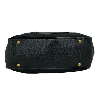 Prada Shoulder Bag Black Leather — view 5