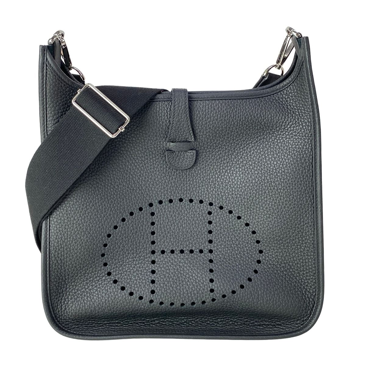 Hermes Shoulder Bag Evelyne 3 III PM Black Silver 2025.4 Purchase