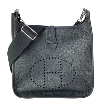 Hermes Shoulder Bag Evelyne 3 III PM Black Silver 2025.4 Purchase