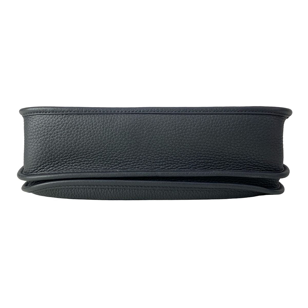Hermes Shoulder Bag Evelyne 3 III PM Black Silver 2025.4 Purchase — view 5