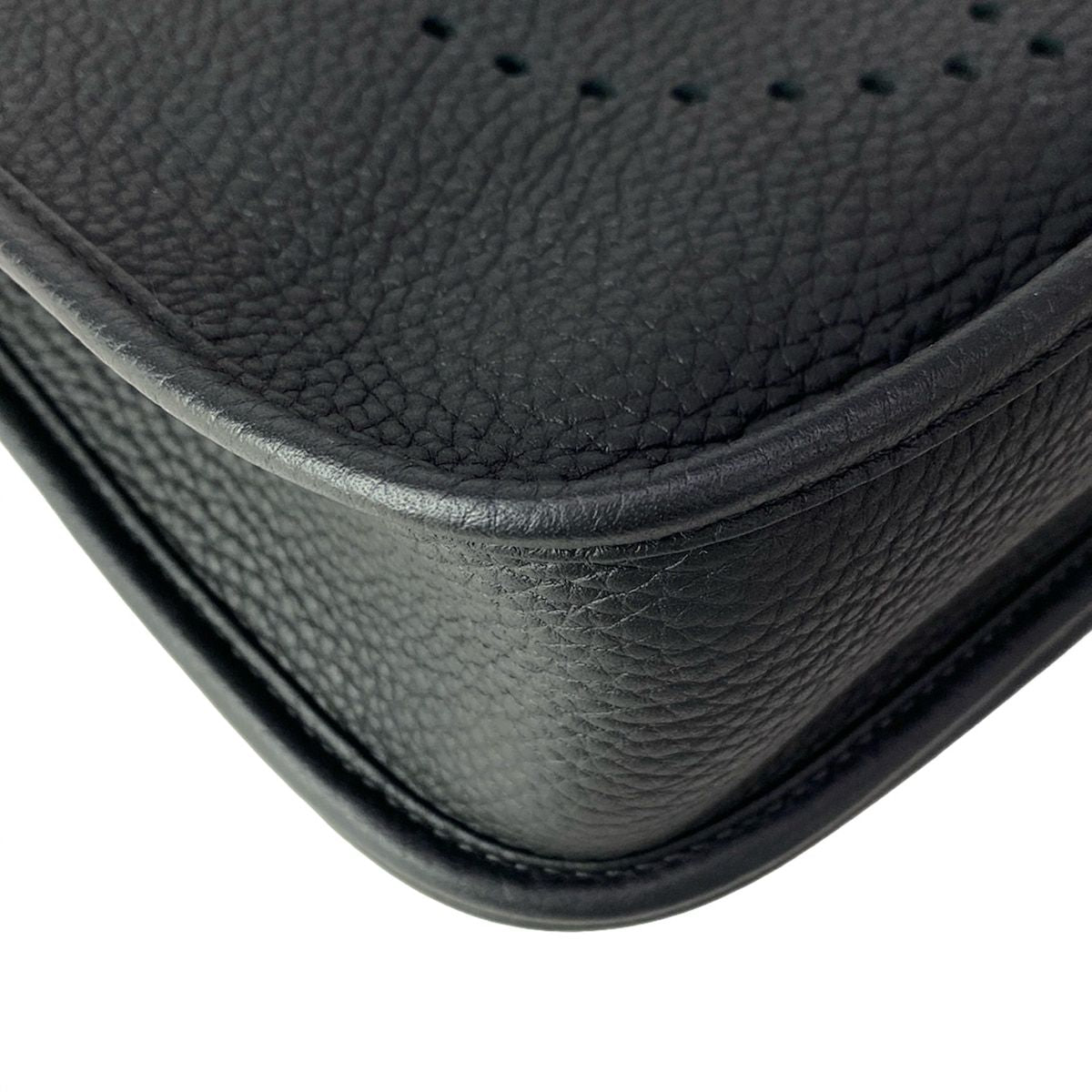 Hermes Shoulder Bag Evelyne 3 III PM Black Silver 2025.4 Purchase — view 6