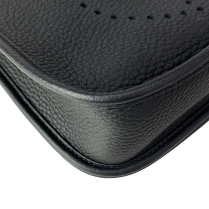 Hermes Shoulder Bag Evelyne 3 III PM Black Silver 2025.4 Purchase — view 6