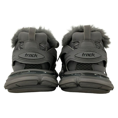 Balenciaga Sneakers 28.5 Fur Track Sweatshirt Gray Fur — view 3