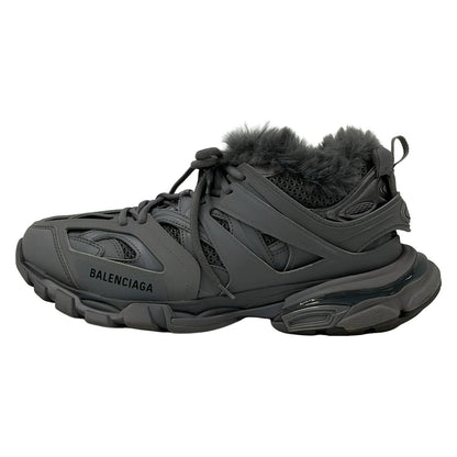 Balenciaga Sneakers 28.5 Fur Track Sweatshirt Gray Fur