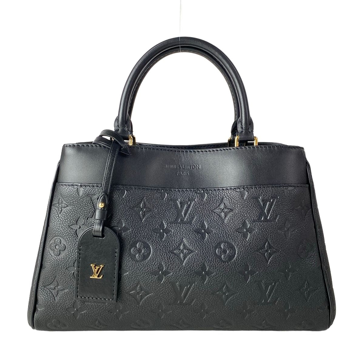 Louis Vuitton Tote Monogram Empreinte Avenue PM Noir Leather Cowhide