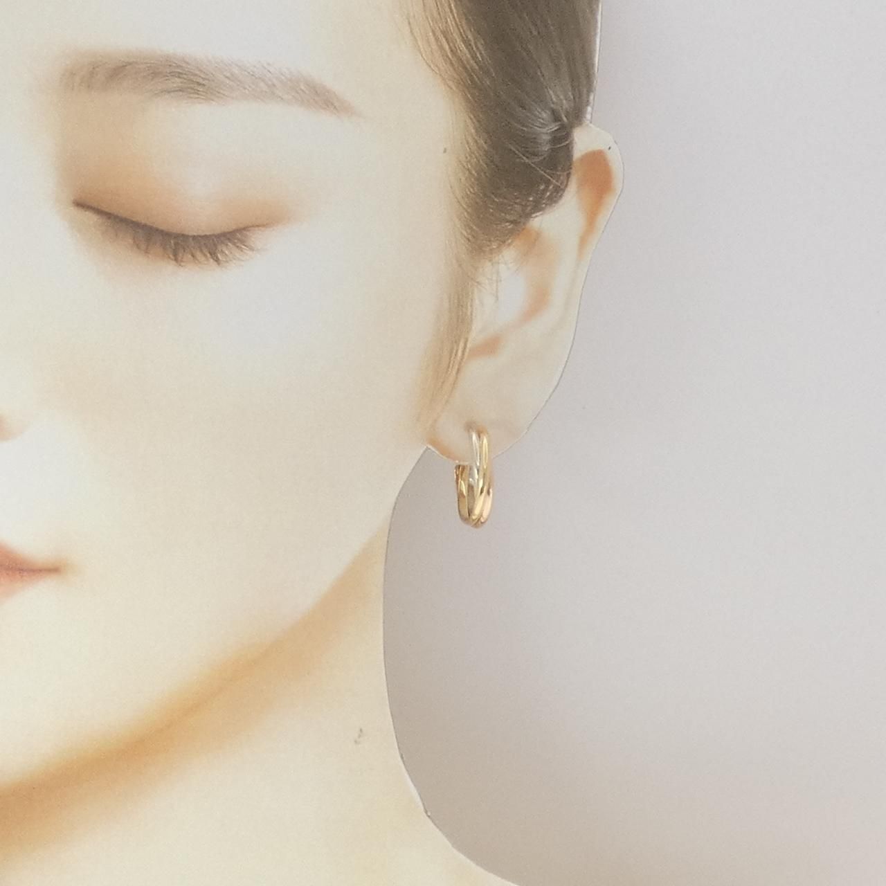 Cartier Trinity Earrings Gold — view 4
