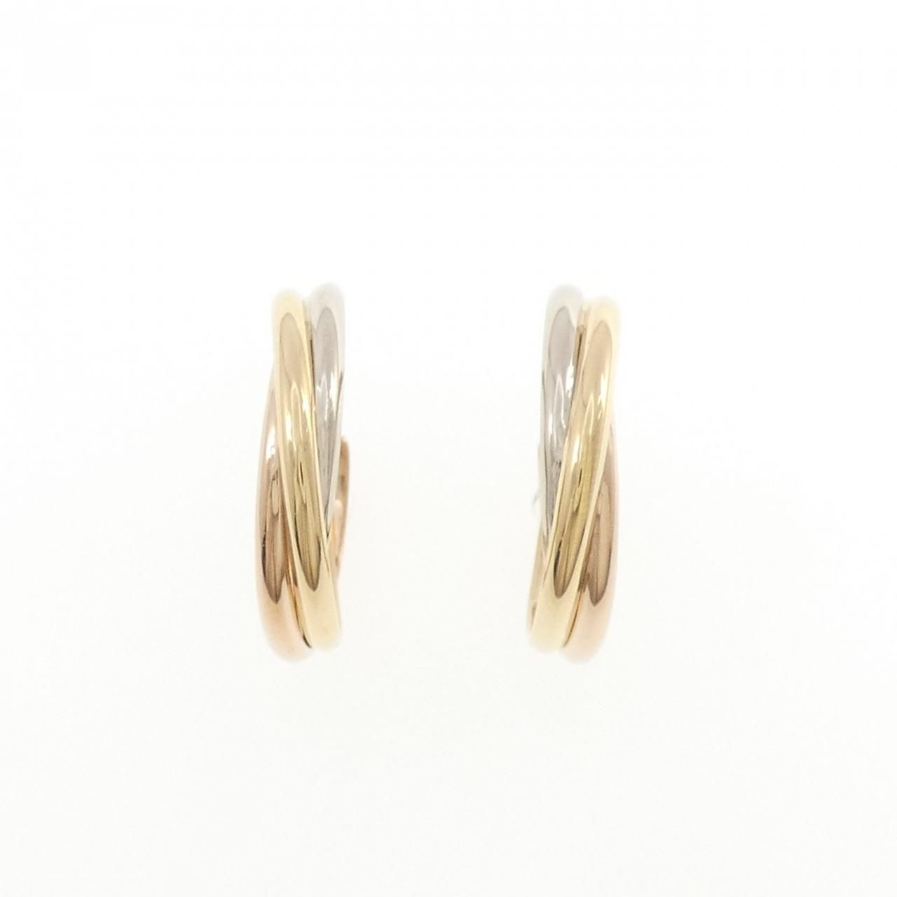 Cartier Trinity Earrings Gold