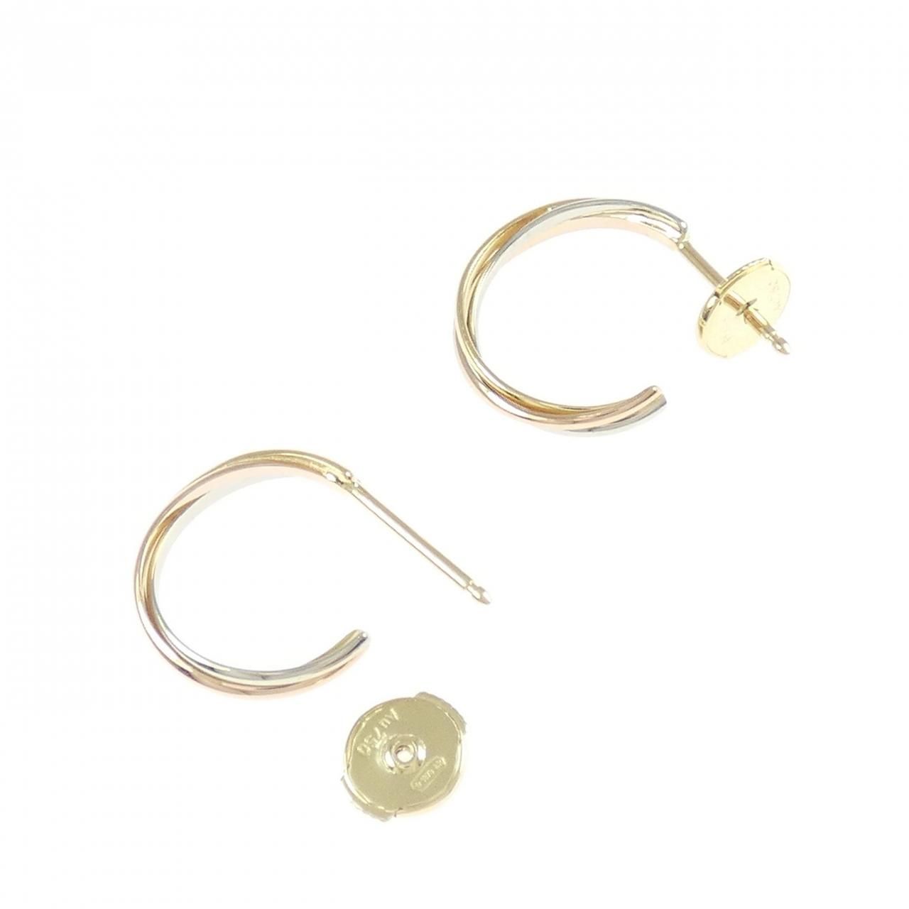 Cartier Trinity Earrings Gold — view 3
