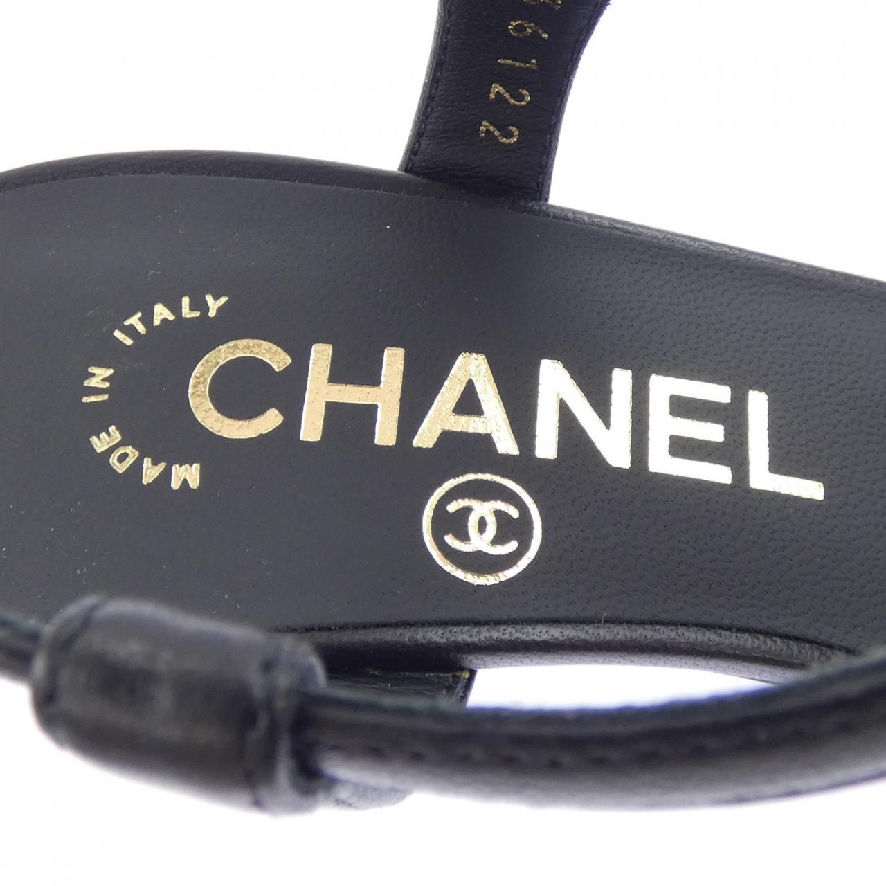 Chanel Sandals Black — view 6