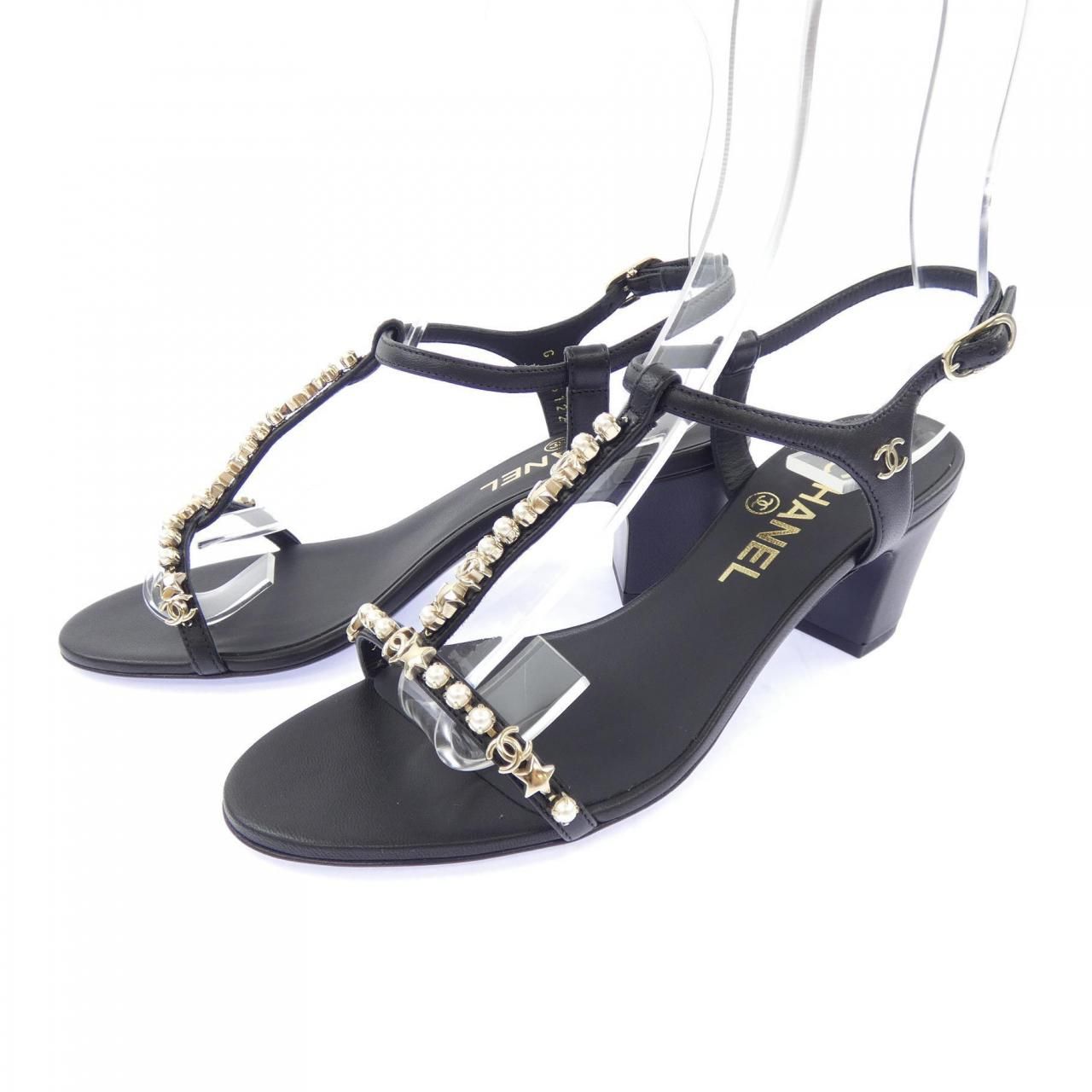 Chanel Sandals Black — view 3