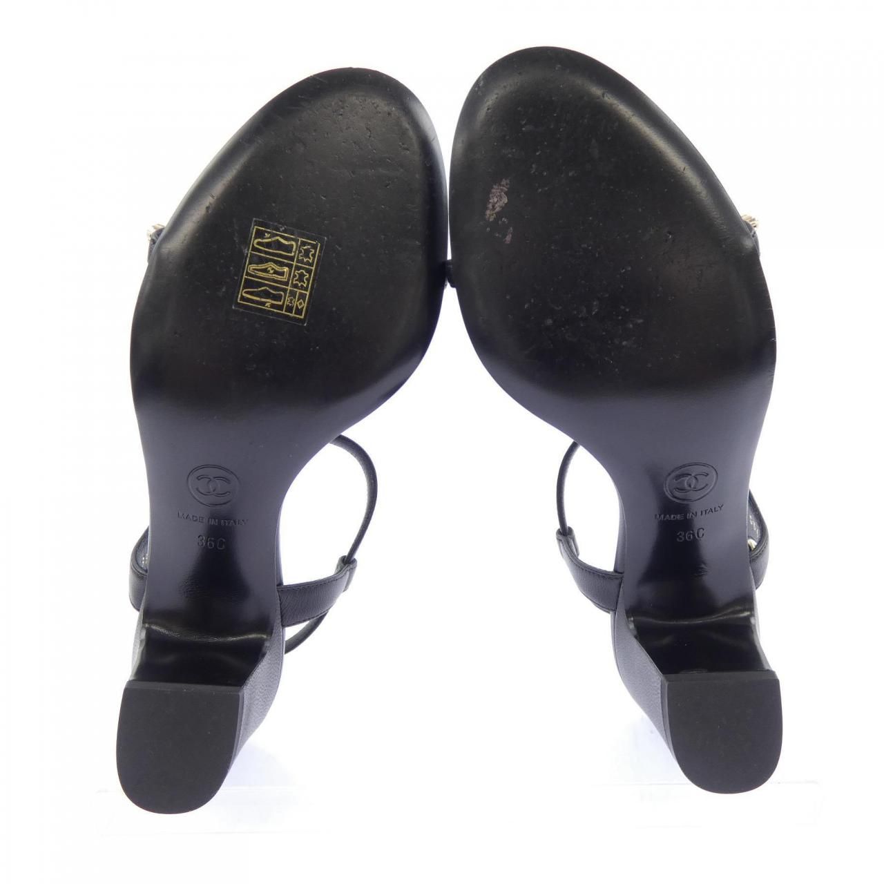 Chanel Sandals Black — view 4