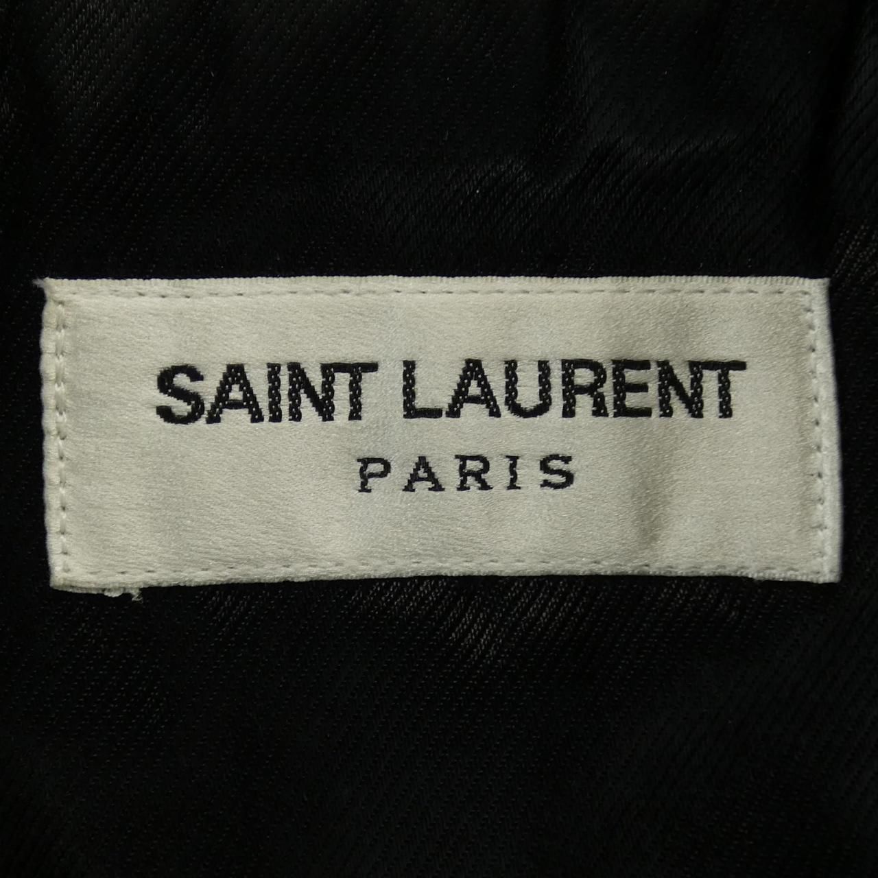 Saint Laurent Leather Rider's Jacket — view 4