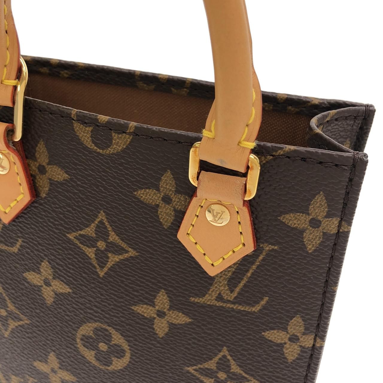 Louis Vuitton Monogram Petite Sac Plat Bag — view 5