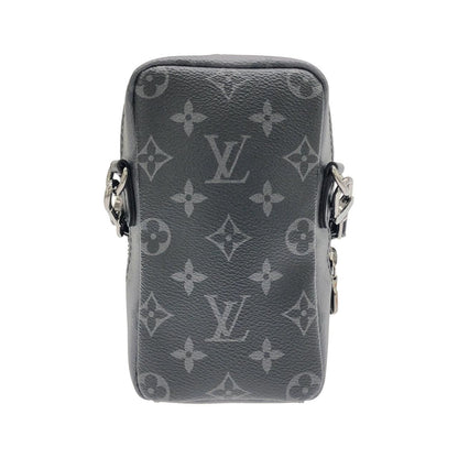 Louis Vuitton Monogram Eclipse Reverse Double Phone Pouch Shoulder Bag — view 2