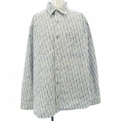 Dior Oblique Kasuri Cotton Denim Shirt