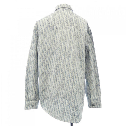 Dior Oblique Kasuri Cotton Denim Shirt — view 2