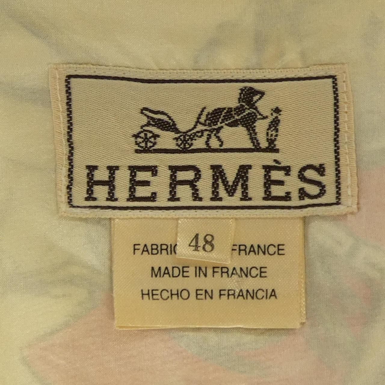 Hermes Vintage Propos Bottes Twill Lane Vest — view 4
