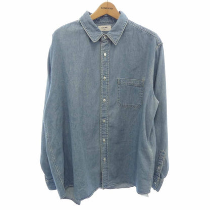 Celine Oversize Shirt Vintage Stone Indigo Denim