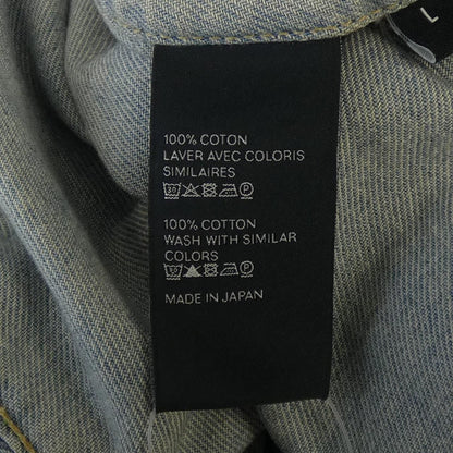 Celine Oversize Shirt Vintage Stone Indigo Denim — view 3