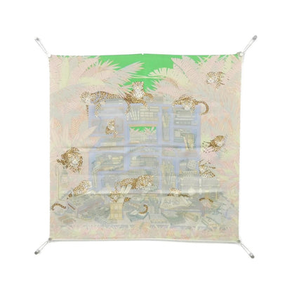 Hermes les Douze Leopards Carre Double Face Scarf — view 2