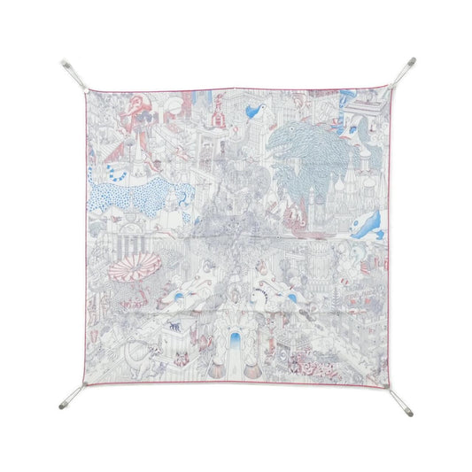Hermes Animapolis Carre Scarf