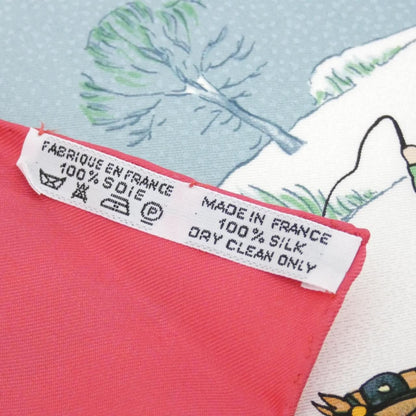 Hermes D'hiver en Poste Carre Scarf — view 4